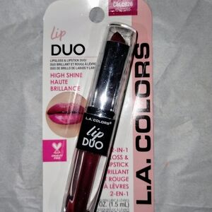 L.A. Colors Red Lip Balm & Gloss Duo